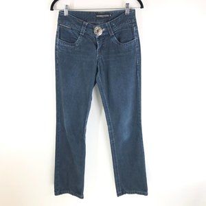 O.V. Ocimar Versolato Womens Jeans Straight Leg Dark Wash Size 38 US 27x30